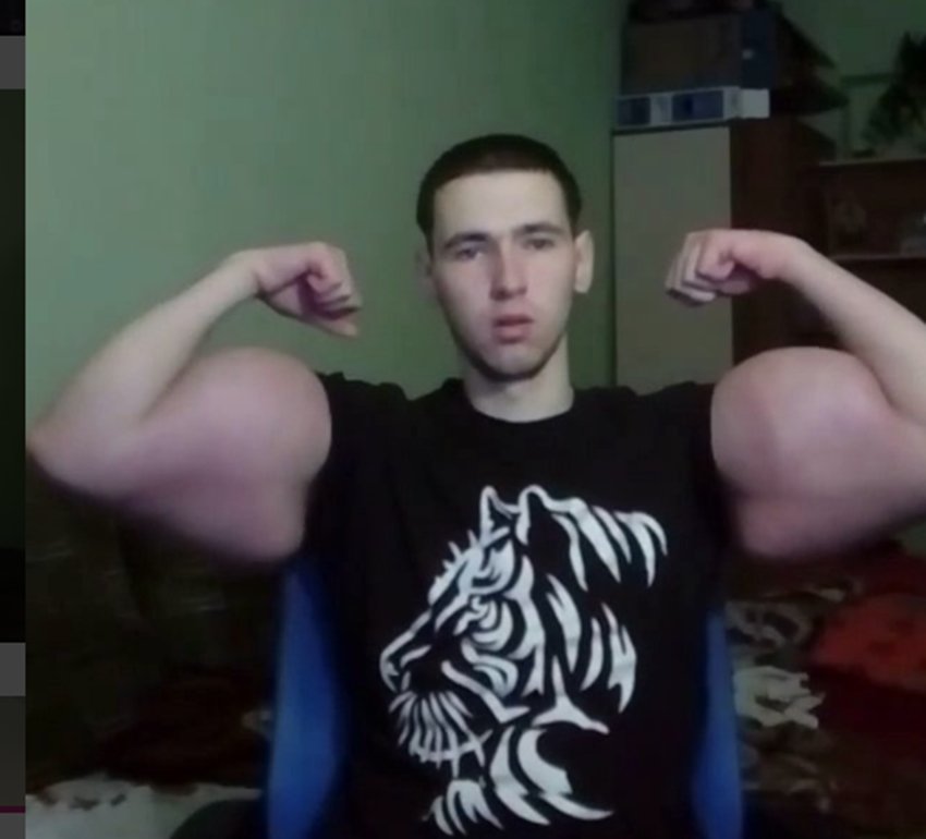 Kirill Tereshin, Weird Body, Bodybuilding, Bodybuilding Side Effects, Whey Protein Side Effects, Nutritional Body Side Effects, Kirill Tereshin Instagram, Kirill Tereshin Photos, Bodybuilding Experiments, Build Body in 10 Days