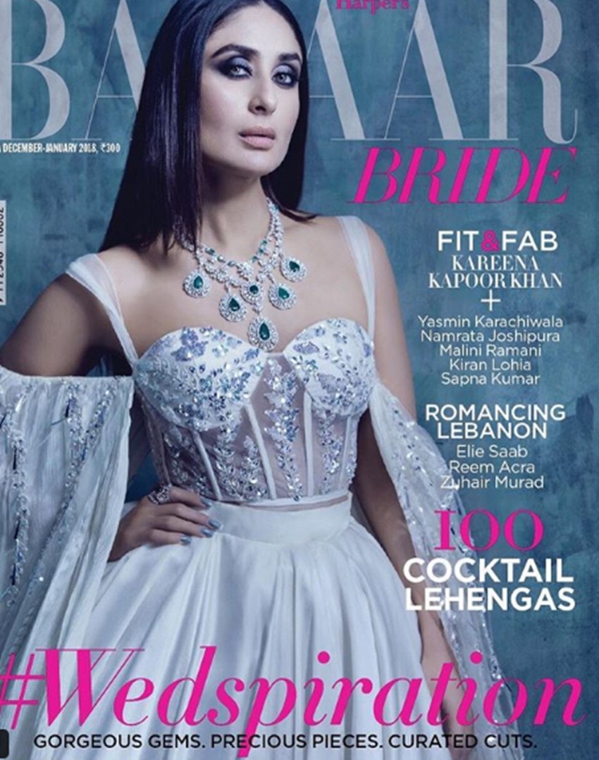 Kareena Kapoor Khan, kareena latest photoshoot, kareena photoshoot for Harpers Bazaar, kareena in Harpers Bazaar Bride Indias November issue, see Kareena Kapoor hd pictures, entertainment news, bollywood news, television news, entertainment news, bollywood news