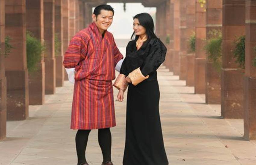 Bhutan King Jigme Khesar Namgyel Wangchuck, queen Jetsun Pema Wangchuck