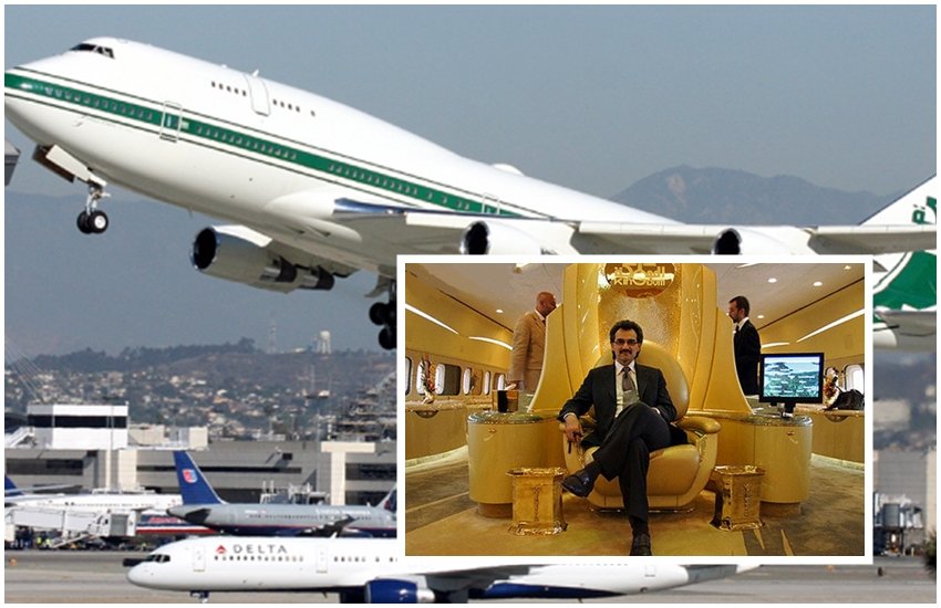 Boeing 747 of Saudi Arabia Prince Alwaleed bin Talal
