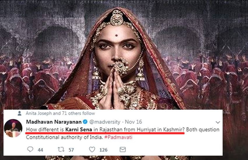 श्री राजपूत करणी सेना का दावा है कि फिल्म पद्मावती में इतिहास से छेड़छाड़ की गई है। (फोटोः फेसबुक/टि्वटर)