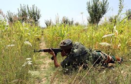 Encounter, Security forces, terrorists, Keran sector, Kupwara district, lost life, One Army jawan, Encounter between Security forces and terrorists, Security forces and terrorists, jammu and kashmir, National news