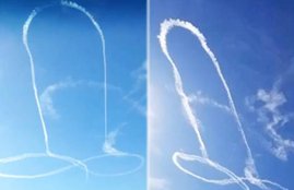 Navy officials, apology after a pilot created obscene drawing,Okanogan, Washington caught sight, Fighter Jet Pilot Shapes, Human Private Part in the Sky, US Navy Apologizes, America, Naval Air Station Whidbey Island,apologized, obscene display in Okanogan, Bollywood News, Bollywood News in Hindi, News in Hindi, Entertenment news in Hindi, crime news, naitonal news, international news, trending news, twitter news, Viral story in Hindi, Latest news in Hindi, Jansatta