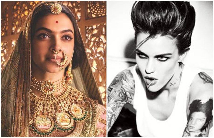 Hollywood Actress Ruby Rose, Padmavati Movie, Deepika Padukone