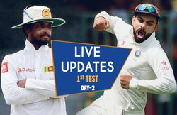 Ind vs SL 1st Test, Day 2: बारिश के चलते दूसरे दिन का खेल समाप्त, IND-74/5