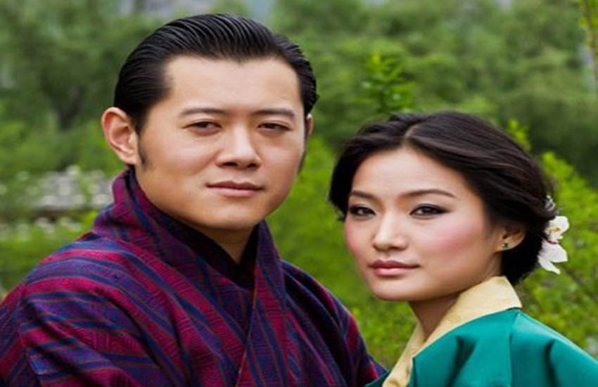 Bhutan King Jigme Khesar Namgyel Wangchuck, queen Jetsun Pema Wangchuck