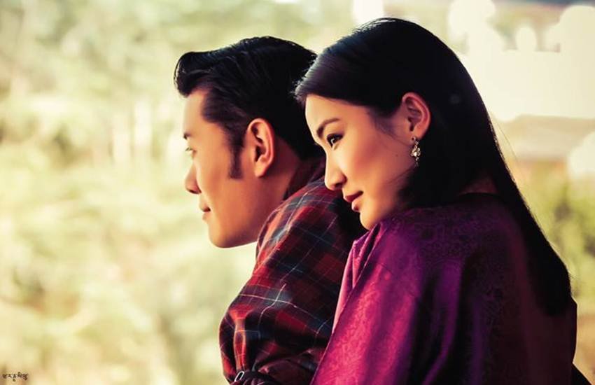 Bhutan King Jigme Khesar Namgyel Wangchuck, queen Jetsun Pema Wangchuck