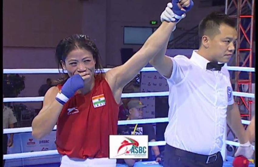 Mary Kom, Mary Kom Wins, Asian Boxing Championship, Asian Boxing Championship 2017, Defeats North Korean Rival, Mary Kom Defeats, Fifth Gold, Mary Kom Fifth Gold, North Korea, Sport news