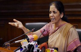 Defense Minister Nirmala Sitharaman