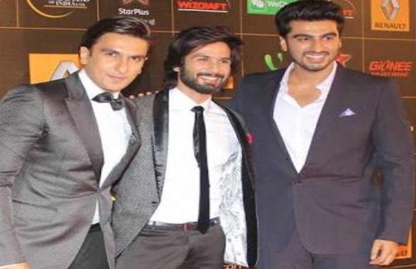 Shahid Kapoor Ranveer Singh And Arjun Kapoor