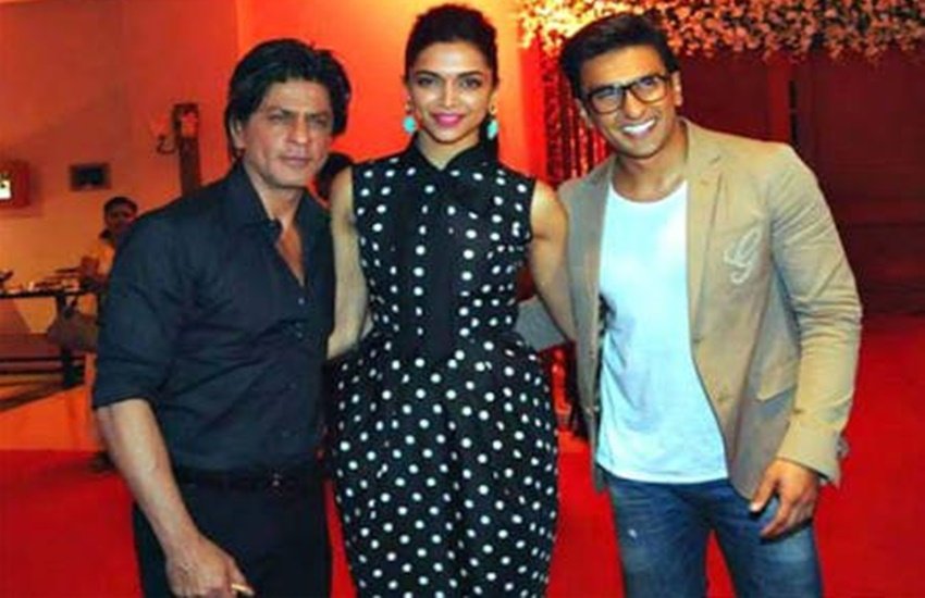 Shahrukh Khan Deepika Padukone and Ranveer singh