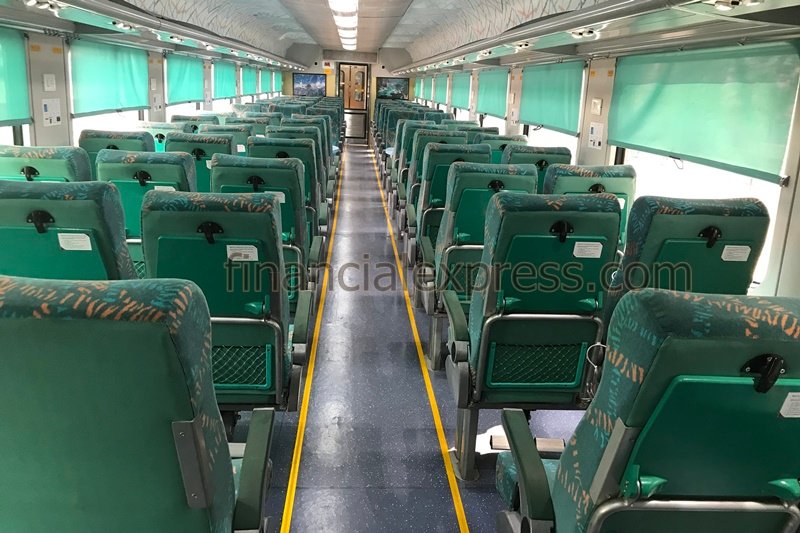 operation swarn by railway, shatabdi express, new shatabdi express, shatabdi express gold standard, shatabdi express operation swarn, shatabdi express photos, shatabdi express features, indian railways, new trains"