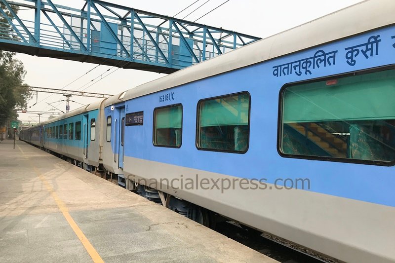 operation swarn by railway, shatabdi express, new shatabdi express, shatabdi express gold standard, shatabdi express operation swarn, shatabdi express photos, shatabdi express features, indian railways, new trains"