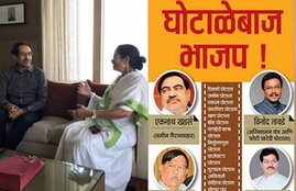 shiv sena, BJP, mamata banerjee, Uddhav Thackeray, Maharashtra govt, maharashtra BJP, Ghotalebaaz BJP, mumbai, latest news, India news, Uddhav Thackeray meets mamata banerjee, jansatta