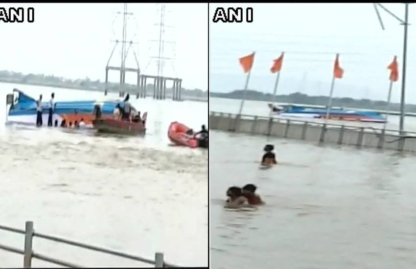 Vijayawada Krishna River Boat Accident Vijayawada Krishna River Boat Accident