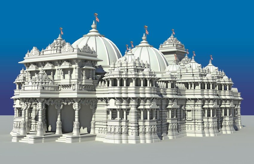 india, indian temple, america, american, new jersey, america new jersey, hindu temple, largest hindu temple, akshardham, akshardham temple, worlds largest akshardham, akshardham delhi, akshardham ahmdabad, akshardham new jersey, religious places in world, america tourism, jansatta