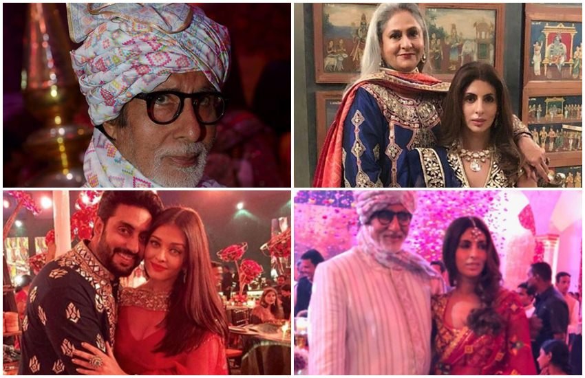 amitabh bachchan, abhishek, aishwarya, shweta nanda, jaya bachchan
