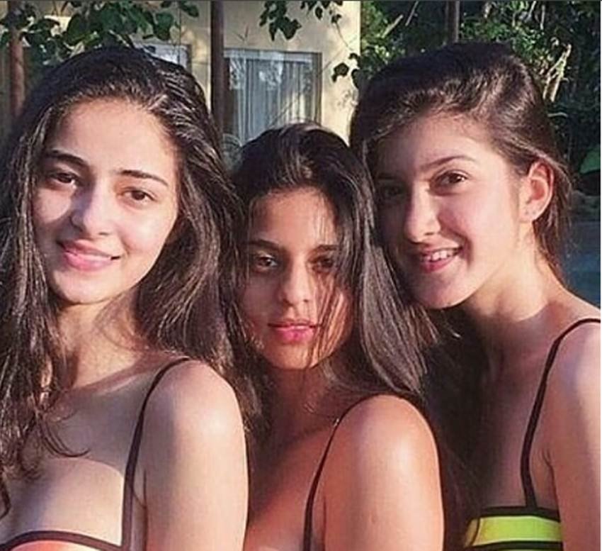 ananya pandey, suhana khan, shanaya kapoor, ananya birthday