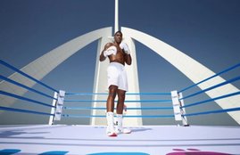 anthony joshua, boxer anthony joshua, anthony joshua pictures, boxing heavyweight champion Anthony Joshua, anthony joshua dubai training, anthony joshua burj arab training, boxing news, Sebastian Eubank, boxer Sebastian Eubank, boxer Chris Eubank, David Coulthard, Formula 1 driver David Coulthard, Roger Federer, Andre Agassi, jansatta