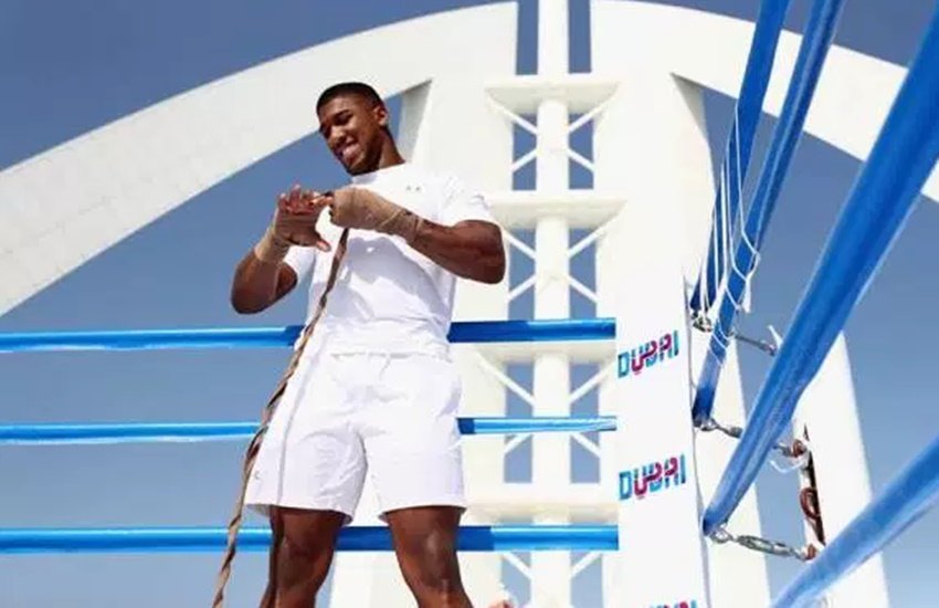 anthony joshua, boxer anthony joshua, anthony joshua pictures, boxing heavyweight champion Anthony Joshua, anthony joshua dubai training, anthony joshua burj arab training, boxing news, Sebastian Eubank, boxer Sebastian Eubank, boxer Chris Eubank, David Coulthard, Formula 1 driver David Coulthard, Roger Federer, Andre Agassi, jansatta