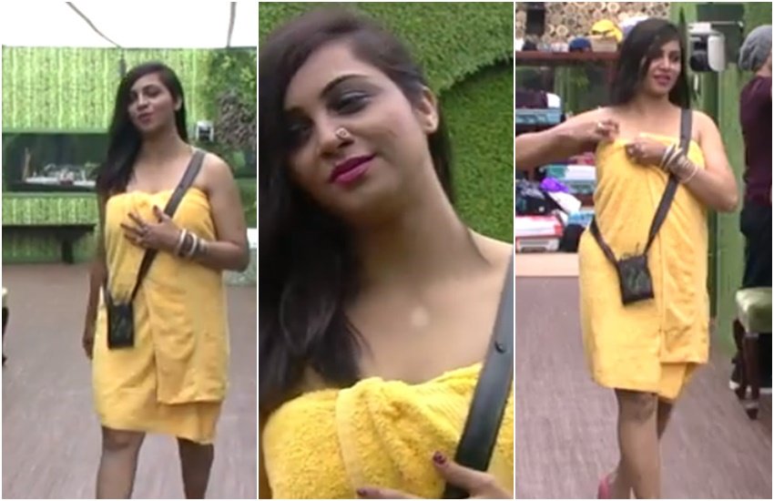 Arshi Khan, Hot Arshi Khan, Arshi in towel, unseen Arshi Khan, Arshi Khan Photos, Akaash Dadlani, shilpa shinde, vikas gupta, hina khan , luv tyagi, priyank sharma, arshi khan, puneesh, akash dadlani, shilpa shinde, vikas gupta, hina khan , luv tyagi, priyank sharma, arshi khan, puneesh, bandgi, bigg boss 11, bigg boss season 11, bigg boss, bigg boss news, bigg boss 11 full episode, jansatta