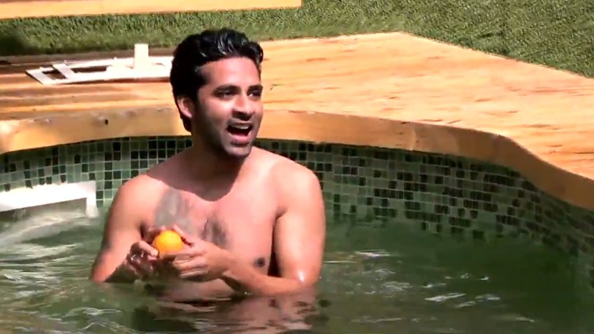 Bigg Boss 11, Bigg Boss Season 11, Bigg Boss Updates, Bigg Boss 11 Updates, Bigg Boss Pool Party, BB 11 Pool Masti, Bigg Boss Benafsha, Bigg Boss Hiten, Bigg Boss Akash, Bigg Boss Hina Khan, Bigg Boss Arshie Khan, Bigg Boss Bandagi, Puneesh and Bandagi Romance