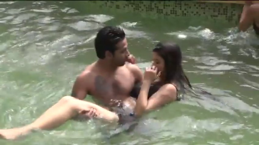 Bigg Boss 11, Bigg Boss Season 11, Bigg Boss Updates, Bigg Boss 11 Updates, Bigg Boss Pool Party, BB 11 Pool Masti, Bigg Boss Benafsha, Bigg Boss Hiten, Bigg Boss Akash, Bigg Boss Hina Khan, Bigg Boss Arshie Khan, Bigg Boss Bandagi, Puneesh and Bandagi Romance