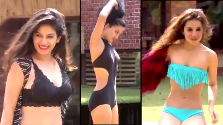Bigg Boss 11, Bigg Boss Season 11, Bigg Boss Updates, Bigg Boss 11 Updates, Bigg Boss Pool Party, BB 11 Pool Masti, Bigg Boss Benafsha, Bigg Boss Hiten, Bigg Boss Akash, Bigg Boss Hina Khan, Bigg Boss Arshie Khan, Bigg Boss Bandagi, Puneesh and Bandagi Romance