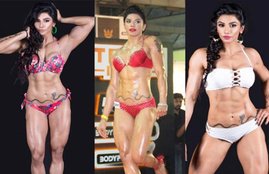 Yashmeen Manak, Woman Body Builder, Sculpt Gym, Delhi, IBBFF, Yashmeen Manak photos, iron lady Yashmeen Manak