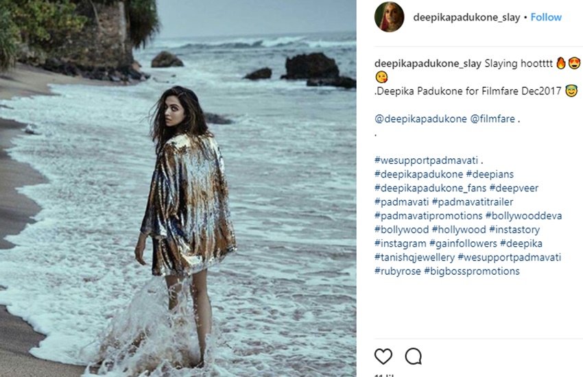 Deepika Padukone, gorgeous deepika padukone, actress Deepika Padukone, Bollywood Actress Deepika Padukone, Deepika Padukone Photo, Deepika Padukone Photoshoot, Filmfare Magazine, Padmavati, Padmavati Controversy, deepika bold photoshoot, jansatta