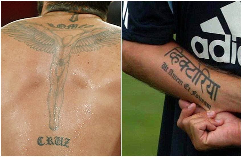 Miley Cyrus om tattoo, Theo Walcott football tattoo football tattoo, Angelina Jolie indian symbol tattoo, David Beckham indian symbol tattoo, Vanessa Hudgens tattoo on hand, Kimberly Wyatt tattoo, Adam Levine tattoo