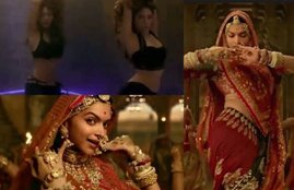 Shakira, Shakira and deepika competition, Deepika Padukone, padmavati star deepika, Desi Deepika Padukone, Videshi Shakira Competition in Ghoomar song, see video shakira dancing ghoomar, entertainment news, bollywood news