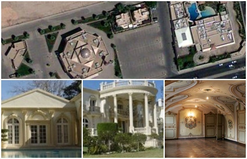 sand colored palace of Saudi Arabia Prince Alwaleed bin Talal in Riyadh