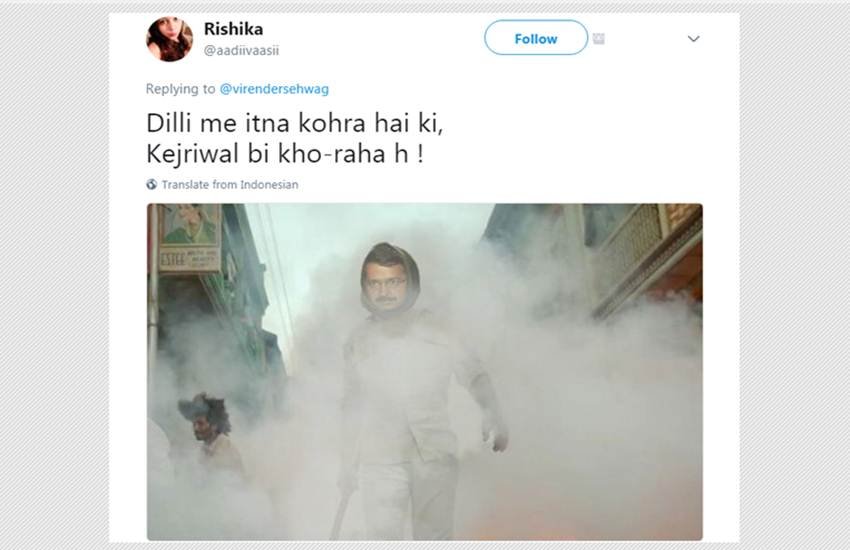 एक ट्विटर यूजर ने यह फनी स्पूफ फोटो शेयर की है। (Source: Twitter/@aadiivaasii))