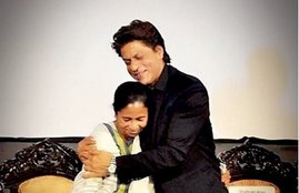 shah rukh khan, mamta banerjee, kolkata film festival