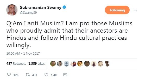 subramanian swamy