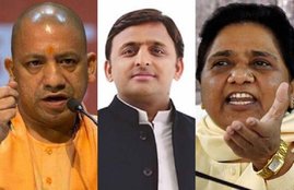 yogi adityanath, akhilesh yadav, kumari mayawati