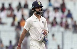virat kohli out for duck
