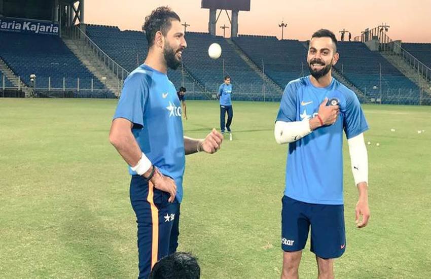 yuvraj singh and virat kohli yuvraj singh and virat kohli