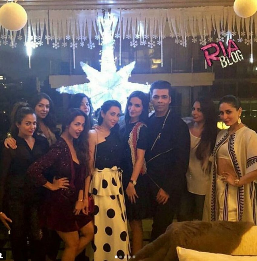 Christmas Party, Kareena Kapoor Khan, Amrita Arora, Karisma Kapoor, Karan Johar, Malaika Arora, celebs enjoying evening of Christmas bash, Kareena Kapoor party have a look, entertainment news, bollywood news, television news, entertainment news