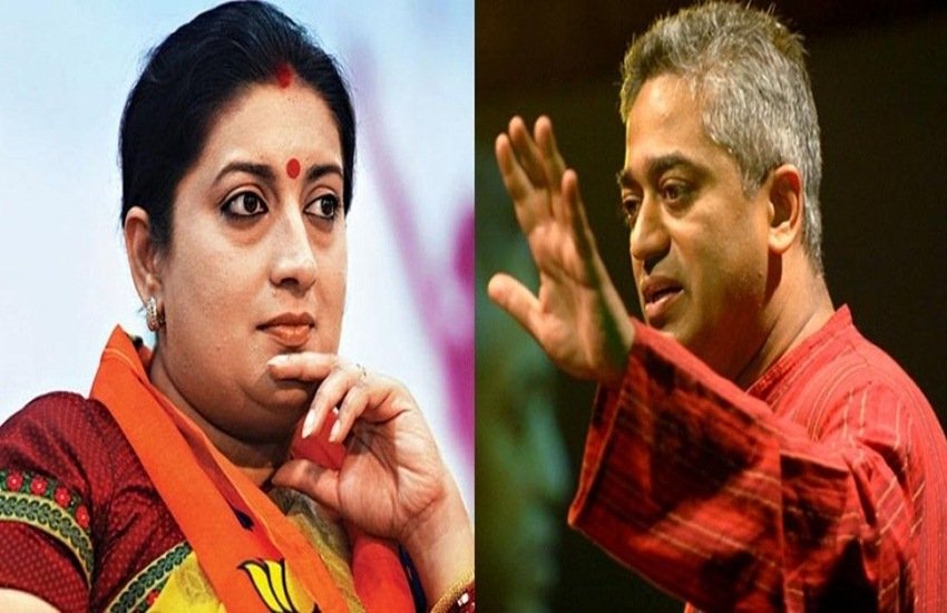 VIDEO: स्मृति ईरानी का राजदीप सरदेसाई पर तंज- अपने संगठन की चिंता कीजिए जिसके अध्यक्ष राहुल गांधी हैं