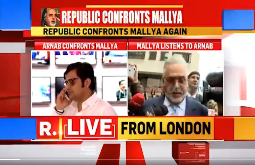 तस्वीर रिपब्लिक टीवी के वीडियो का स्क्रीनशॉट है।