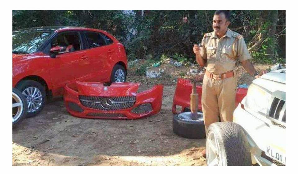 दरअसल जिस तरह का मॉडिफिकेशन इस कार में किया जा रहा था वो गैरकानूनी है। इस कार को मॉडिफाई करके मर्सिडीज बताकर बेचे जाने की संभावना थी जो धोखा धड़ी में आता। जिस कारण इसे समय रहते सीज कर दिया गया।