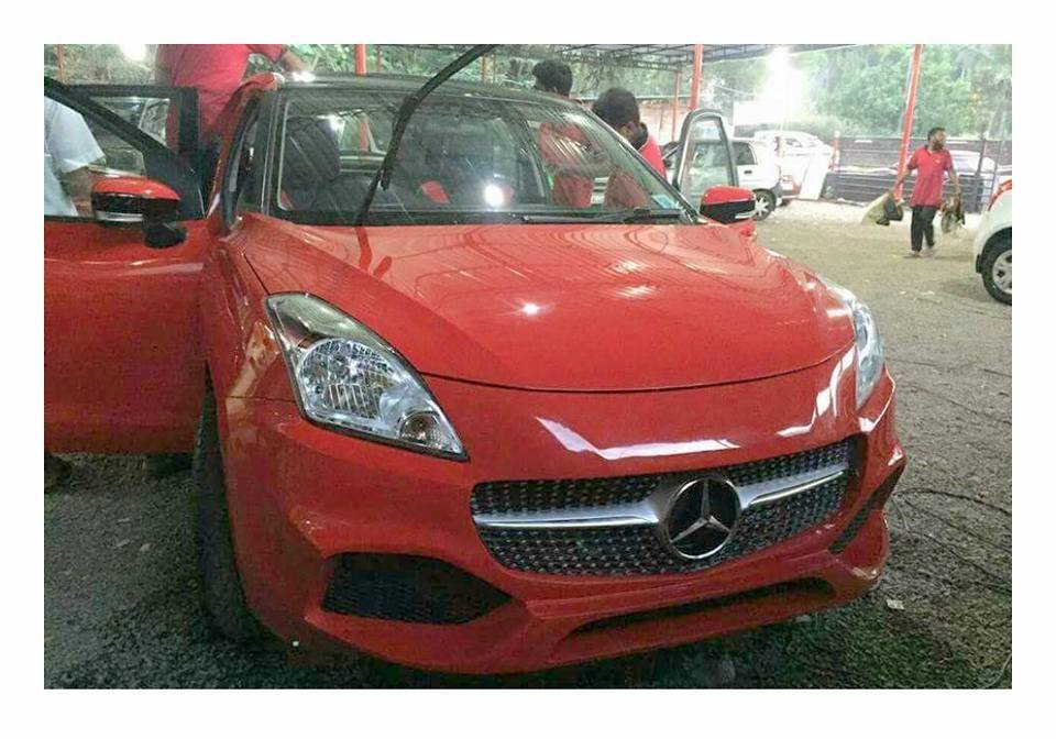 कार को देखकर पहचान कर पाना मुश्किल है कि ये वास्तव में मर्सिडीज है या नही... आगे की स्लाइड में देखिए कुछ और तस्वीरें।