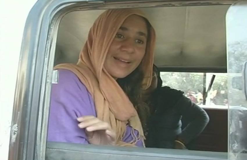 अर्जेंटीना की युवती से मारपीट (ANI ट्विटर फोटो)