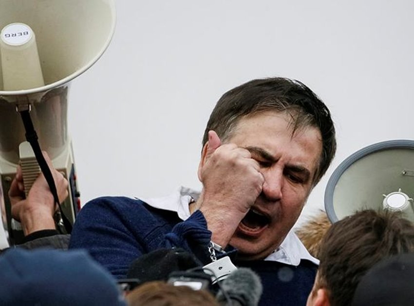 former Georgian President Mikheil Saakashvili