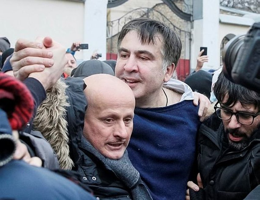 former Georgian President Mikheil Saakashvili