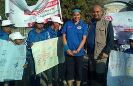 Mahaguru, Gaurav Mittal, Beti Bachao Beti Padhao, Beti Bachao Beti Padhao Campaign, 450-km Race, 450-km Race Under Beti Bachao Beti Padhao, Gaurav Mittal Participated, Pratibha Singoor, State News