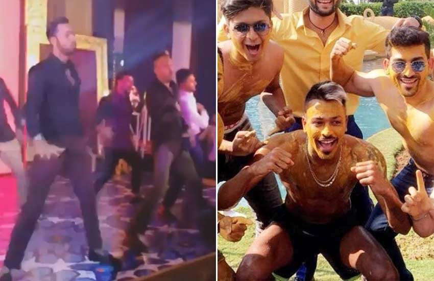मेहंदी-संगीत फंक्शन में हार्दिक और क्रुणाल पांड्या ने डांस फ्लोर पर किया धमाल, देखें वीडियो