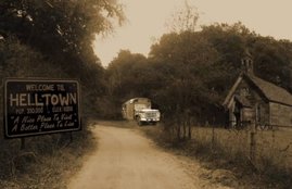 Hell Town, , Bostan, USA, Hell Town, a dark, foreboding place, ghosts, cults, entire town, cursed, dangerous after dark, City of Devils, Paper Mills, as a Hell